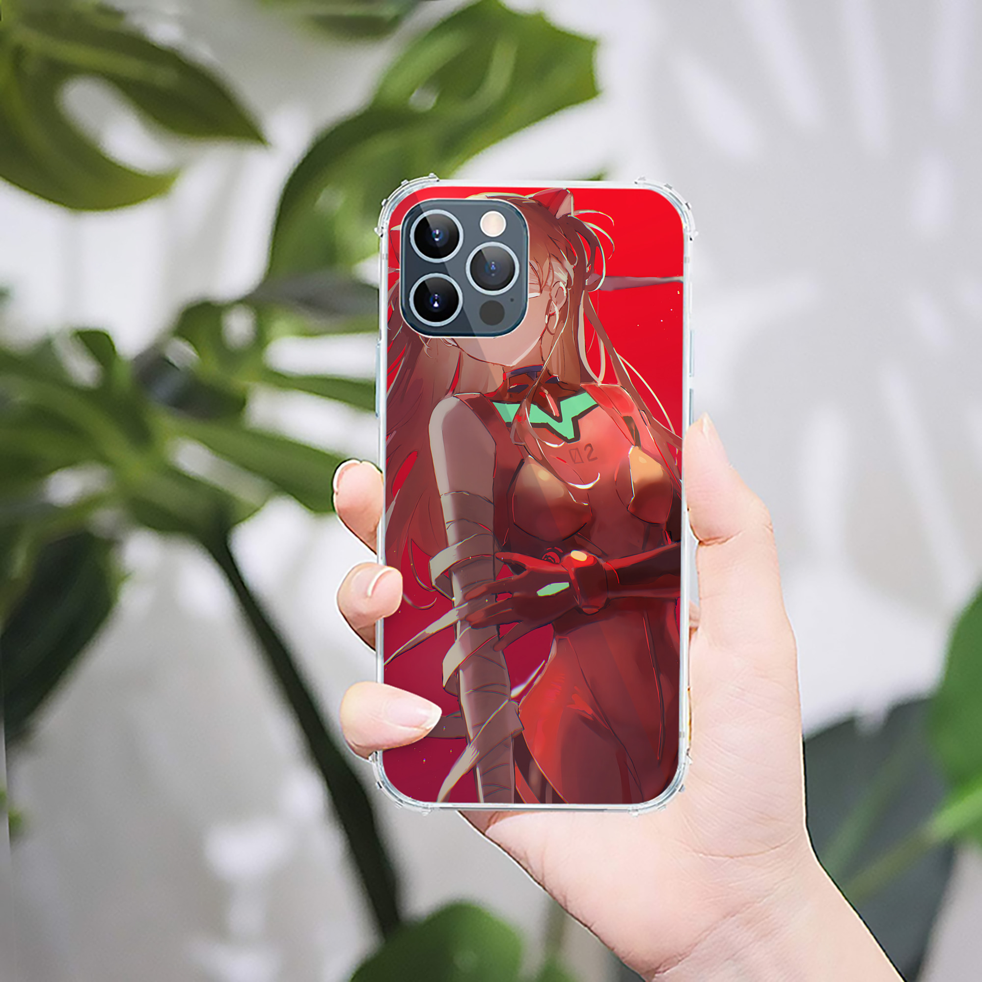 （画像用） EVA 新世紀エヴァンゲリオン 【iPhone 12シリーズ対応】透明スマホケース（クリアソフトケース）